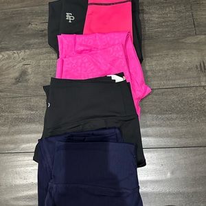5 pairs of leggings- Flex it Pink - size Medium